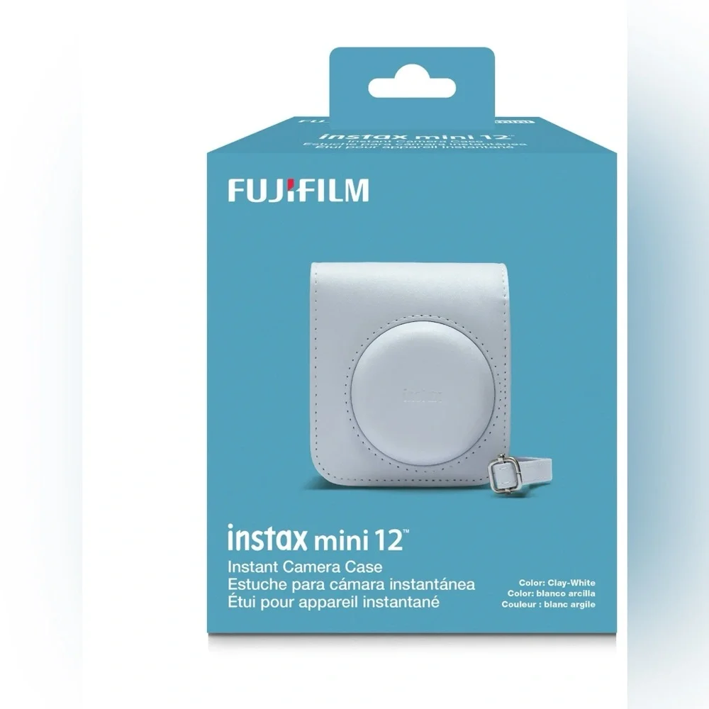 Fujifilm Instax Mini 12 Instant Camera Case in Clay White
